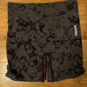GYMSHARK Camo Biker Shorts